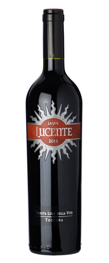 Lucente is Montalcino's first ever Sangiovese and Merlot blend. Photo courtesy of Lucente.