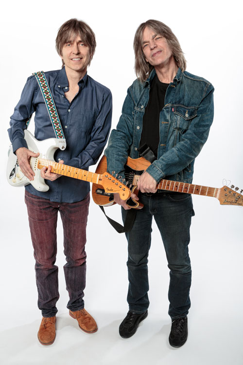 Eric Johnson (L) co-headlines with Mike Stern on their current tour. (Photo courtesy Max Crace)