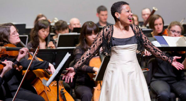 Soprano Harolyn Blackwell recently joined the Apollo Orchestra in concert at The Kennedy Center, performing the songs of Ricky Ian Gordon. (Photo:  Courtesy of Apollo Orchestra)