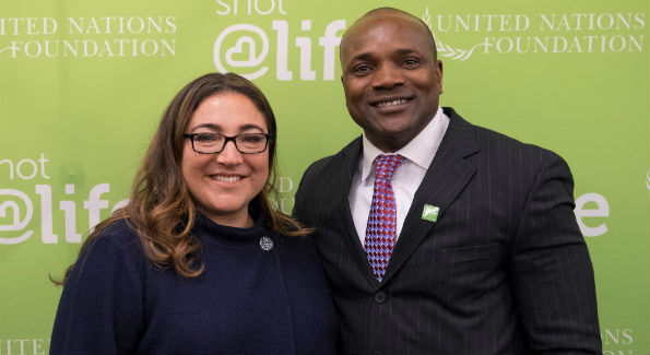 Jo Frost and Dennis Ogbe 