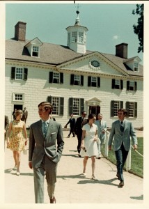 Prince Charles during his 1970 trip to Mount Vernon (Photo Courtesy Mount Vernon Archives) 