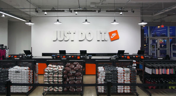 Inside the Nike community store (Photo courtesy Nike)