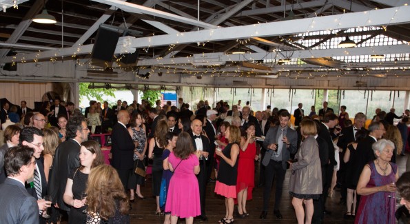 The Park’s “Bumper Car Pavilion” filled with guests for the Gala in the Park reception. 