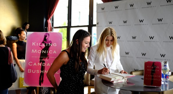 'Sex and the City' author Candace Bushnell signs copies of her latest book 'Killing Monica' at the POV Lounge. (Photo by Diba Mohtasham) 