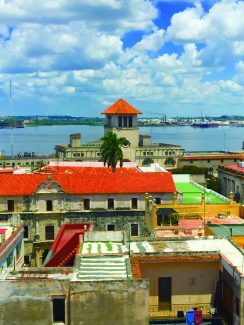 Cuba rooftop view