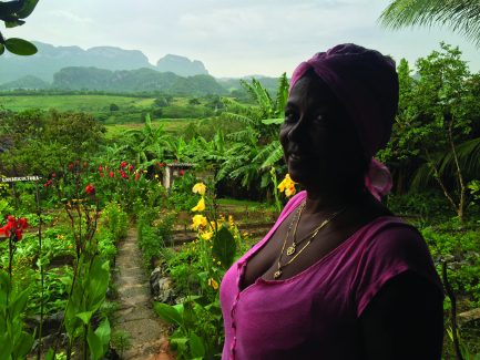 Cuba woman Vinales Valley