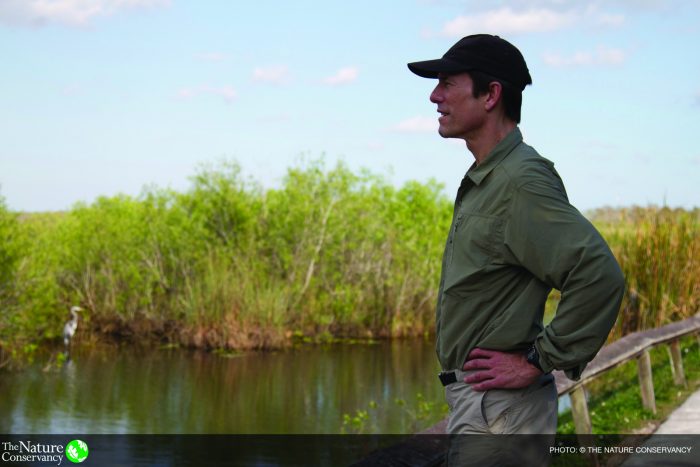 TNC's President and CEO Mark Tercek in Everglades National Park. Photo credit: © Erika Nortemann/TNC