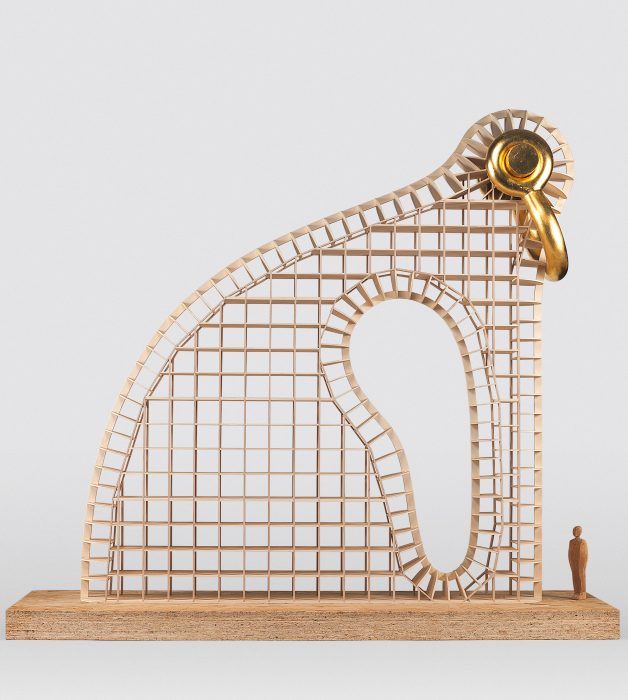 Martin Puryear, maquette for "Big Bling"