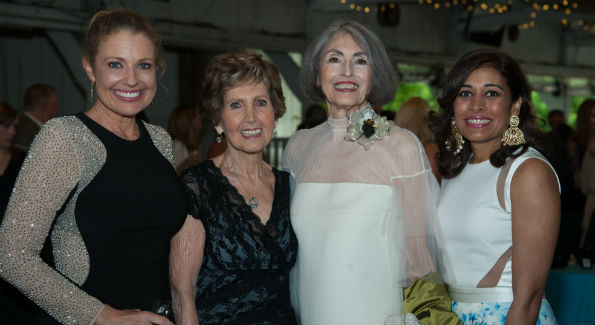 Rebecca Cooper (Emcee), Ambassador Connie Morella (Honorary Gala Chair), Carol Trawick (Honoree), and Anjali Varma (Gala Chair) 