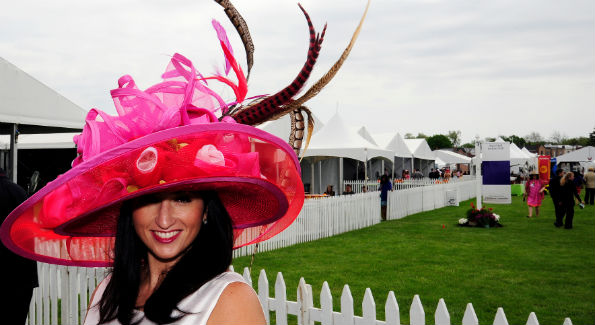 Wear your festive hats to The Preakness (Photo by Kyle Samperton)