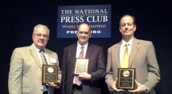 Three NSA whistle blowers (left to right) J