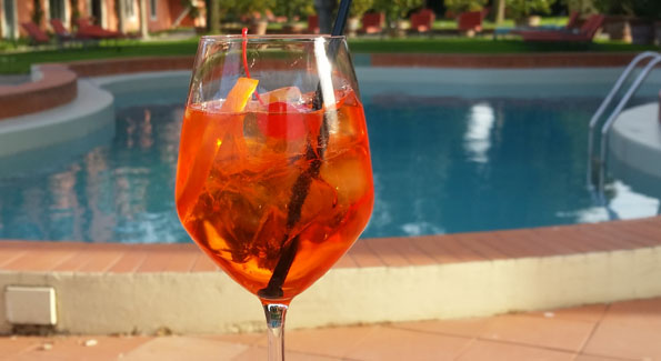 The Aperol Spritz (or its cousin the Campari Spritz) is a great pre-dinner cocktail. Photo credit Kelly Magyarics.