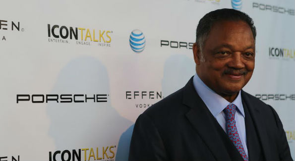 Reverend Jesse Jackson on the red carpet at Icon Talks