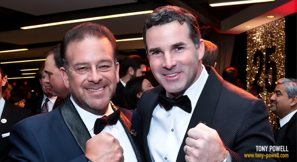 Raul Fernandez and Kevin Plank at the 2014 Fight Night.