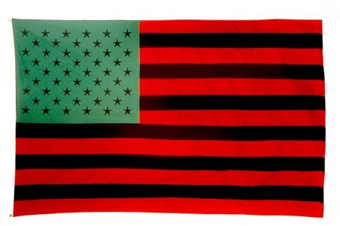 African American Flag by David Hammons, 1990