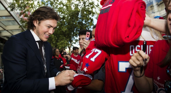 T.J. Oshie's new clothing line is his way of giving back the gifts
