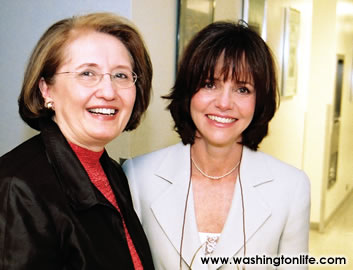 Melanne Verveer and Sally Field at the  Vital Voices Global Partnership, 2004
