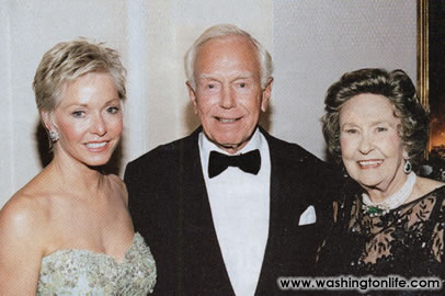 Mary and Mandy Oursiman and Garnett  Stackelberg at the Opera Ball, 2003