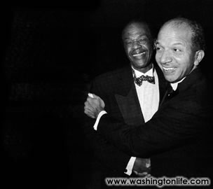 Former Mayor Marion Barry and Mayor Anthony Williams at a Historical Society Benefit, 2003
