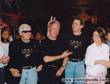 bert Mosbacher, Jim Kimsey, Joe Robert and Catherine Reynolds at Best Friends, 2002