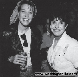 Michelle DuPont and Marlene Malek at Best Friends, 2000