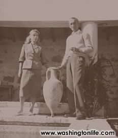 Jacques Cousteau with first wife Simone