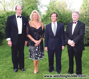 U.K. Polo team members Howard Hipwood, Debbie Nash, Max Secunda and Jeff Davis