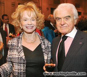 Mary Margaret and Jack Valenti at the Aspen Institute Bipartisan Awards in June 2006.