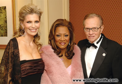 Shawn King, Patti LaBelle and Larry King