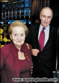 Madeleine Albright and John Shattuck