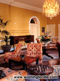 Lobby of the Merrion hotel
