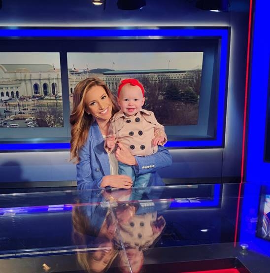Fox News Channel's Kristin Fisher and daughter Clara