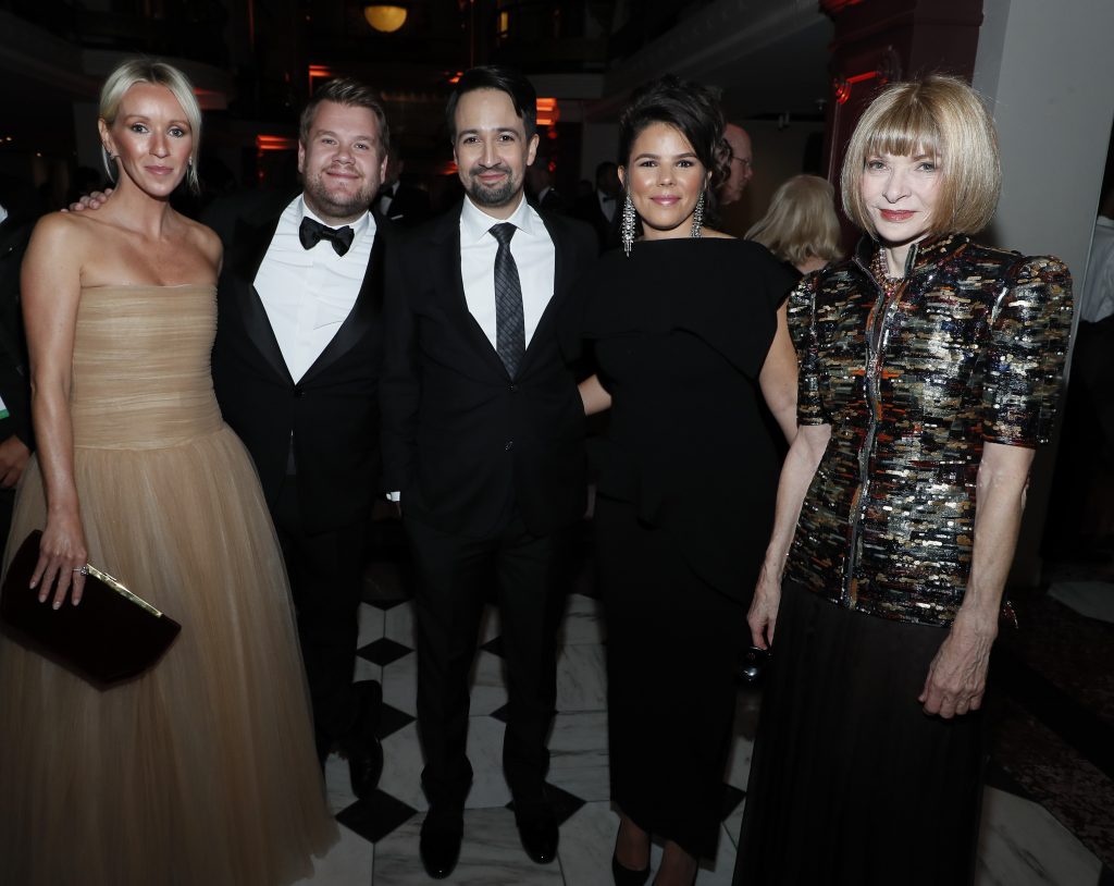 Julia Carey, James Corden, Lin-Manuel Miranda, Vanessa Nadal, Anna